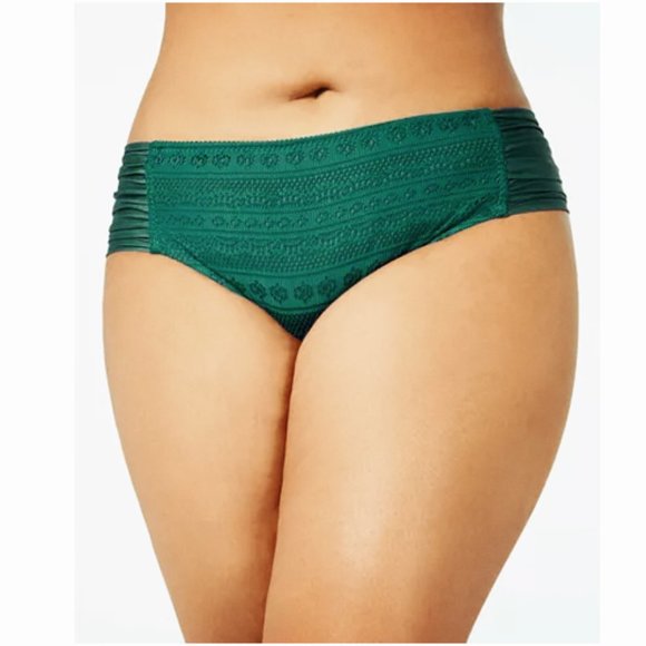 BECCA Other - NWT Becca Crochet Tab Side Bikini Swim Bottoms 0X